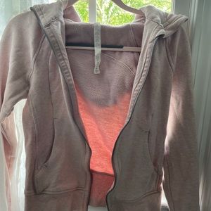 Pink Lulu Lemon Scuba Hoodie